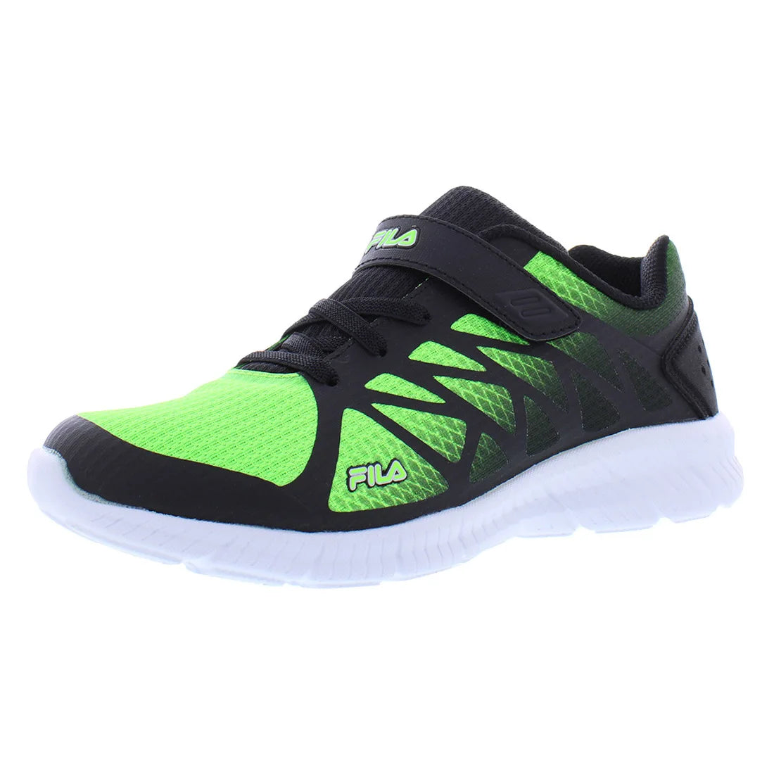 Fila Fantom 6 Strap Boys Shoes Color: Lime/Black 100% Authentic