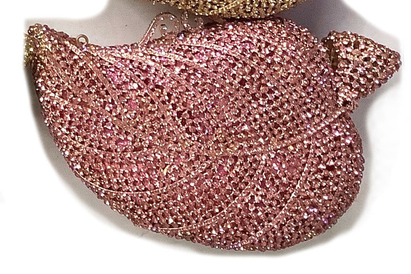 Embellished Metal Evening Clutch Bag