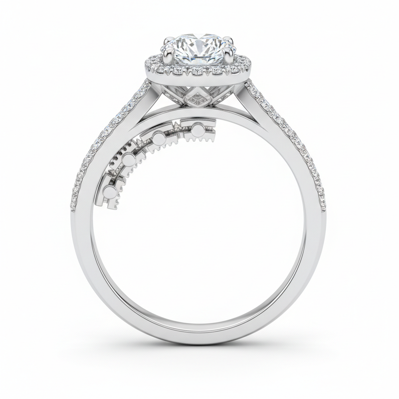 Engagement Ring Band Detail