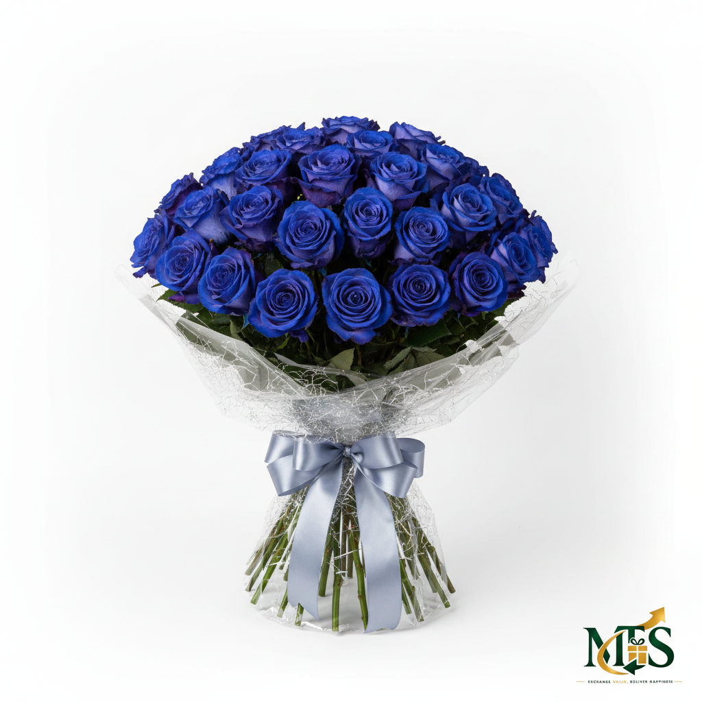 Blue Rose Bouquet