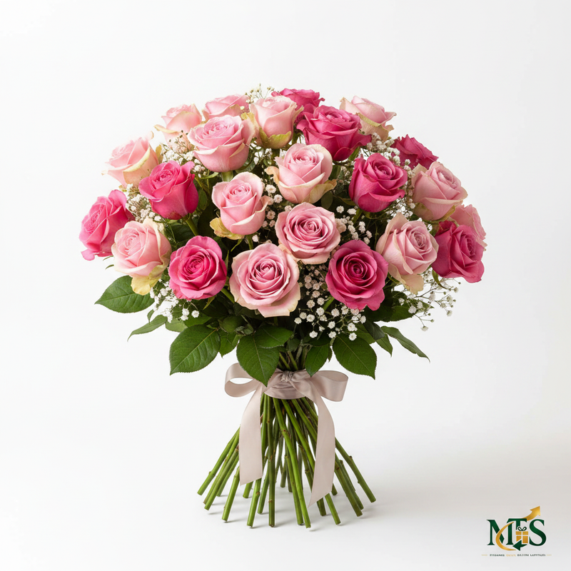 Pink Rose Bouquet