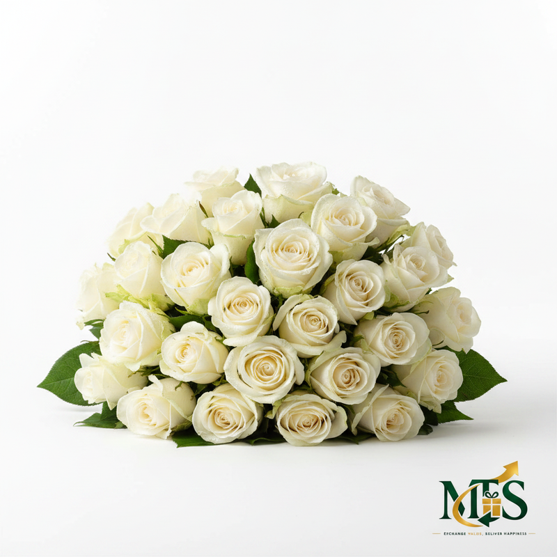 White Rose Bouquet