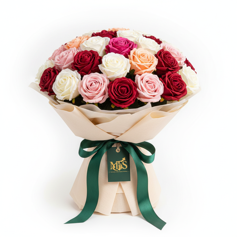 Artificial Rose Flower Bouquet