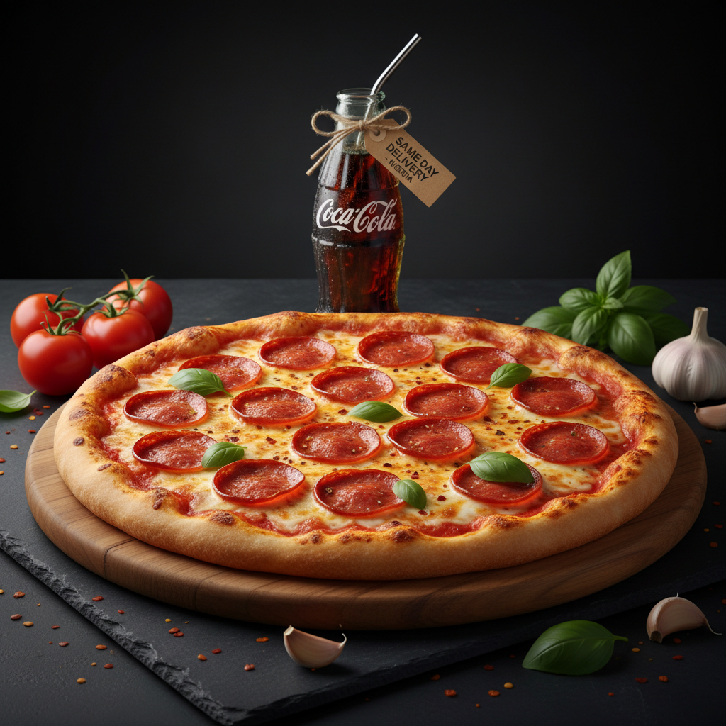 Pizza And Coke|Same Day Delivery