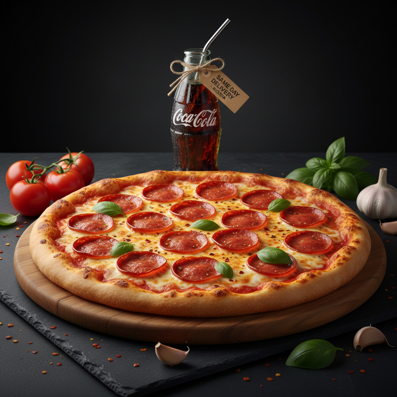 Pizza And Coke|Same Day Delivery