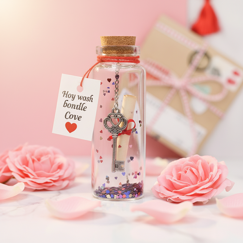 Key In Bottle Love Gift