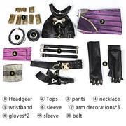 Game LOL Arcane Jinx Fullset Cosplay Costumes Halloween Carnival Clothes Sets