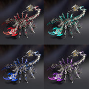 3D DIY Handmade  Scorpions Metal Puzzle Steampunk Mechanical Scorpion Model Kit Floatingcity Steel Warcraft Assemble Jhandmade Toy For Adults