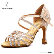 Women's Rhinestone Latin Dance Shoes (9cm Heel)