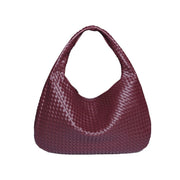 Crescent shaped women's bag hand woven hand-held dumpling bag fashionable single shoulder armpit bag
