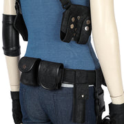 ame Jill Valentine Cosplay RE 3 Costume Women's Top Pants Suit Shoulder Bag Straps Accessories Halloween Carnival Outfit