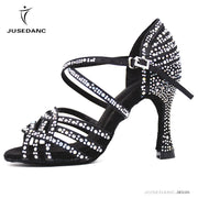 Women's Rhinestone Latin Dance Shoes (9cm Heel)