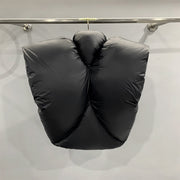 Contour down vest, three-dimensional cutting, thickened short down jacket, vest jacket
