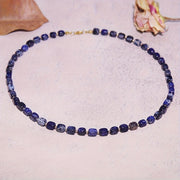 Fashionable And Elegant Necklace Featuring Purple Natural Stones