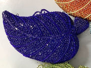 Embellished Metal Evening Clutch Bag