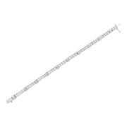 14K White Gold Diamond Elegance Bracelet - 7 Inches