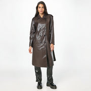 Fashionable loose slimming waist cinching high-end windbreaker