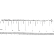 14K White Gold Diamond Elegance Bracelet - 7 Inches
