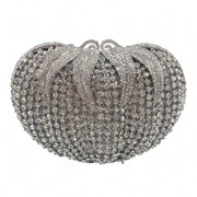Fruit and Vegetable Tomato Slips Empty Metal Inlaid Diamond Full Water Diamond Handbag