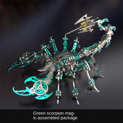 3D DIY Handmade  Scorpions Metal Puzzle Steampunk Mechanical Scorpion Model Kit Floatingcity Steel Warcraft Assemble Jhandmade Toy For Adults