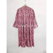 Wholesale 100% Cotton Maxi Dress Handmade Block Printed Summer Wear with Sleeves for Casual & Party Beach Wear at Cheap Price