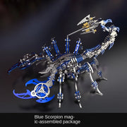 3D DIY Handmade  Scorpions Metal Puzzle Steampunk Mechanical Scorpion Model Kit Floatingcity Steel Warcraft Assemble Jhandmade Toy For Adults