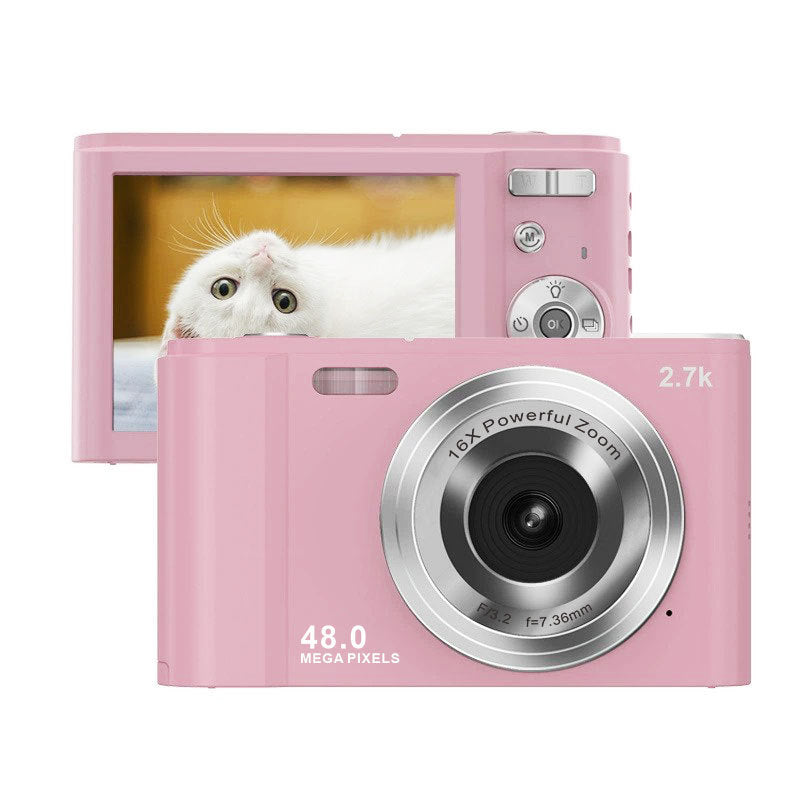 48MP Digital Camera with 2.7K Video, 2.8-Inch LCD and 16× Digital Zoom