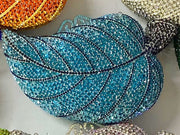 Embellished Metal Evening Clutch Bag