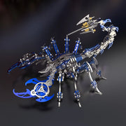 3D DIY Handmade  Scorpions Metal Puzzle Steampunk Mechanical Scorpion Model Kit Floatingcity Steel Warcraft Assemble Jhandmade Toy For Adults