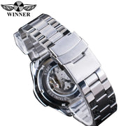 Winner Watch Fashion Sport Design Bezel Golden Men Watches Top New Luxury Clock Men Steampunk Automatic Skeleton Watch