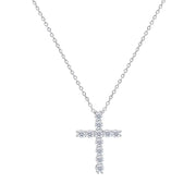 Cross Pendant Necklace for Women Alloy Classic Link Chain Sparkle Minimalist Daily Party Fashion Jewelry