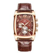 ONOLA 6818 OEM Brand Mens Luxury Watch Quartz Watches Leather Fashion Minimalist Water Resistant Watches Men Wrist