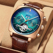 AILANG 8655 Original Men's Watch Double Tourbillon Watch Automatic Hollow-out Machine Watch Men Luminous 2025 Montre Ailang