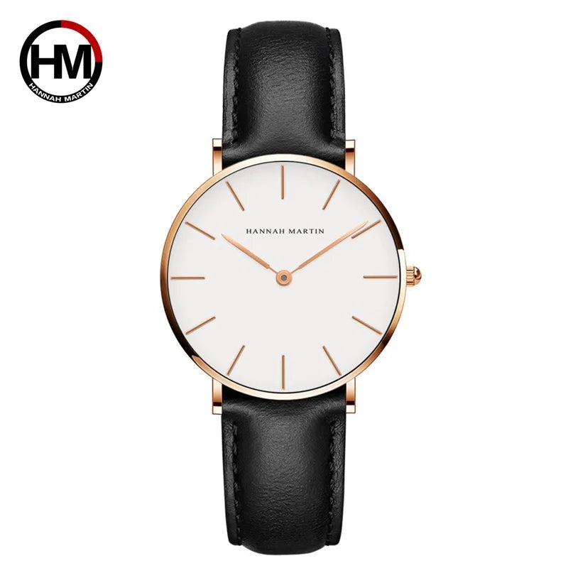 Hannah Martin HM12  HM92  HM91 Wholesale Fashion Women Watch Quartz Waterproof IPG Plating Wristwatches Ladies Watch Women