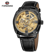 Men's Luxury Stainless Steel Skeleton Watch Automatic Movement Mechanical Watch