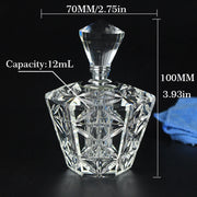12ML Fashion Crystal Perfume Bottle Refillable Essential Oil Bottle Travel Perfume Cosmetic Bottle Lady's Gift