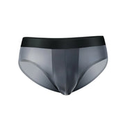 5PCSMen's summer ice silk thin breathable triangular underpants with graphene antibacterial inner crotch U-convex sexy ice-like