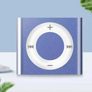Mini MP3 Music Player Metal Clip-on Walkman Build in Speaker Rechargeable MP3 Player with Headphone Support TF Card for Students