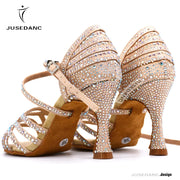 Women's Rhinestone Latin Dance Shoes (9cm Heel)