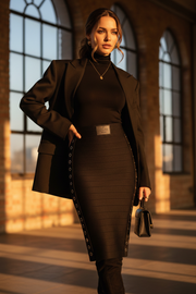 Gorgeous Heavy Industry Half Skirt Bandage Skirt