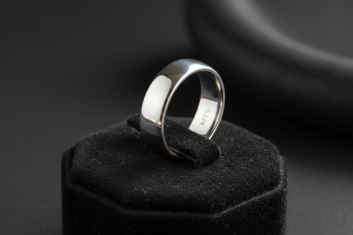 Female Stainless Band Ring