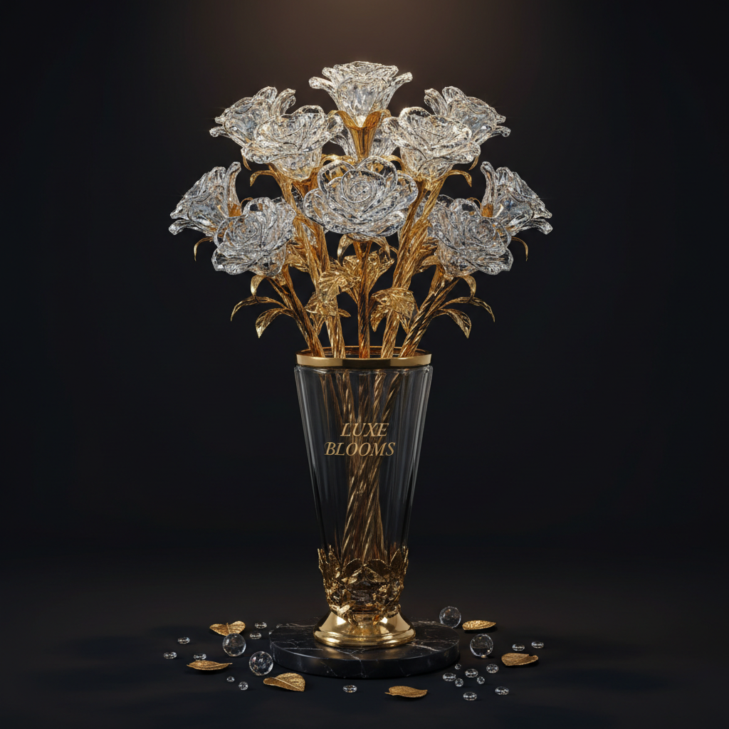 Premium Quality Glass Flower