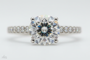 Female Engagement Ring 1.5 CT Moissanite