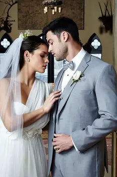 Infinity Heather Grey Tuxedo Jacket