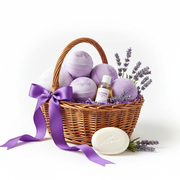 Lavender Spa Gift Basket Set - Happy Birthday Valentine Christmas