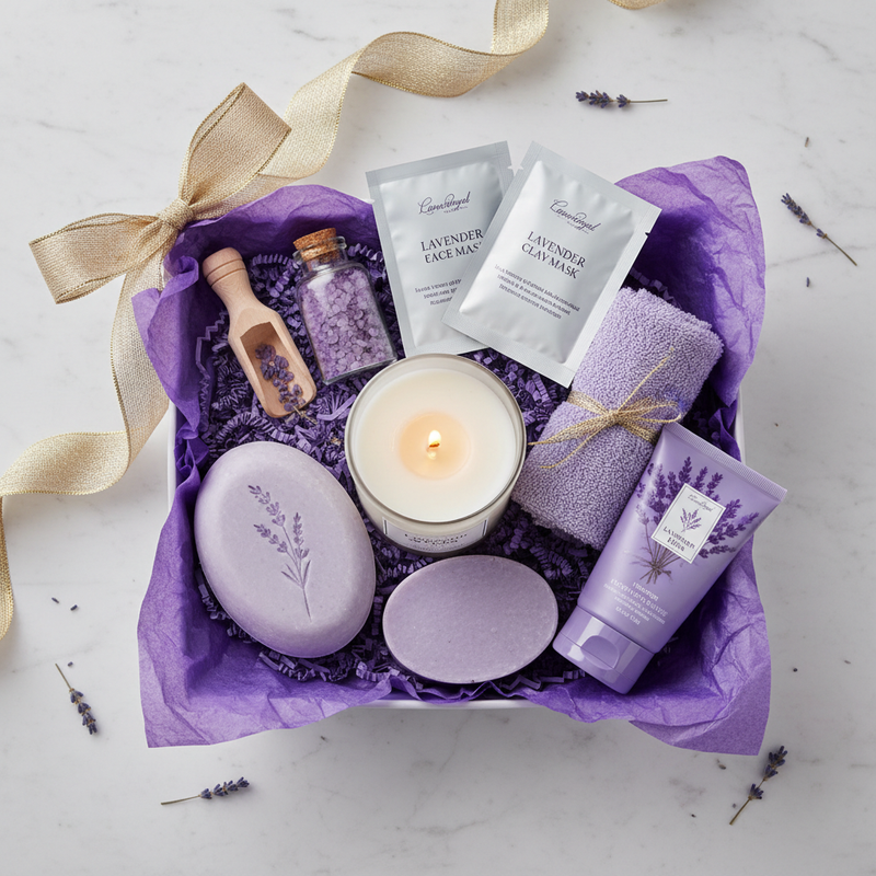 Lavender Spa Basket 2