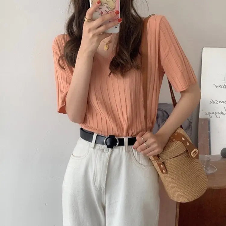 Summer Loose Fit Women's Top