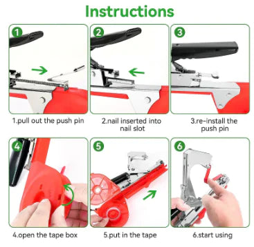 Plant Tying Machine for Vines & Tomatoes
